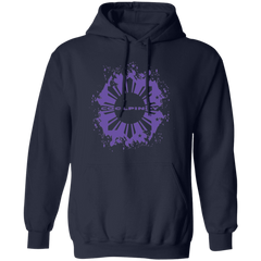 CoolPinoy Ube Splash Unisex Pullover Hoodie