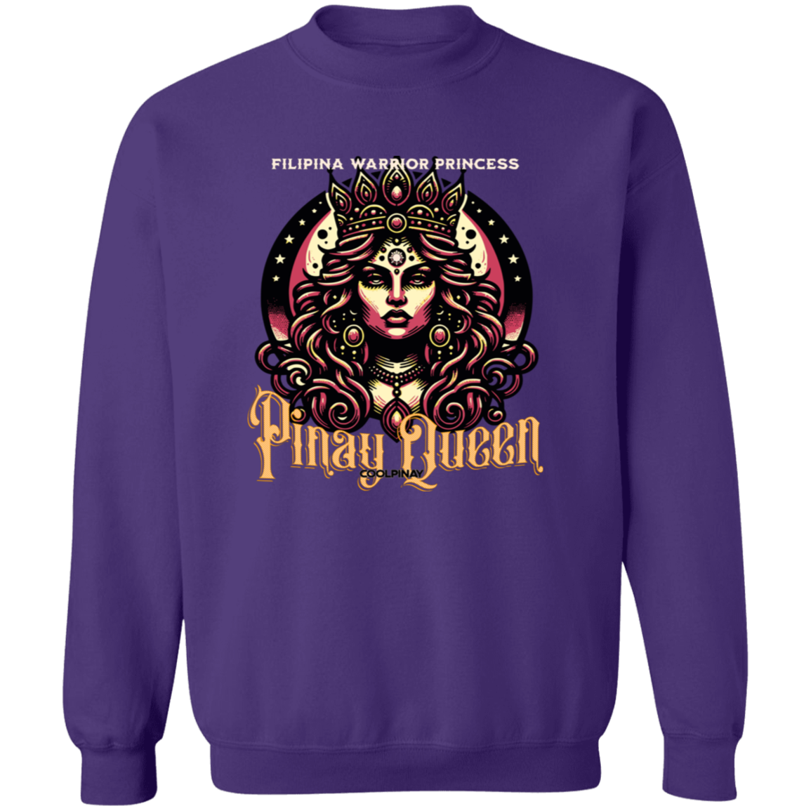 Pinay Queen Unisex Crewneck Pullover Sweatshirt