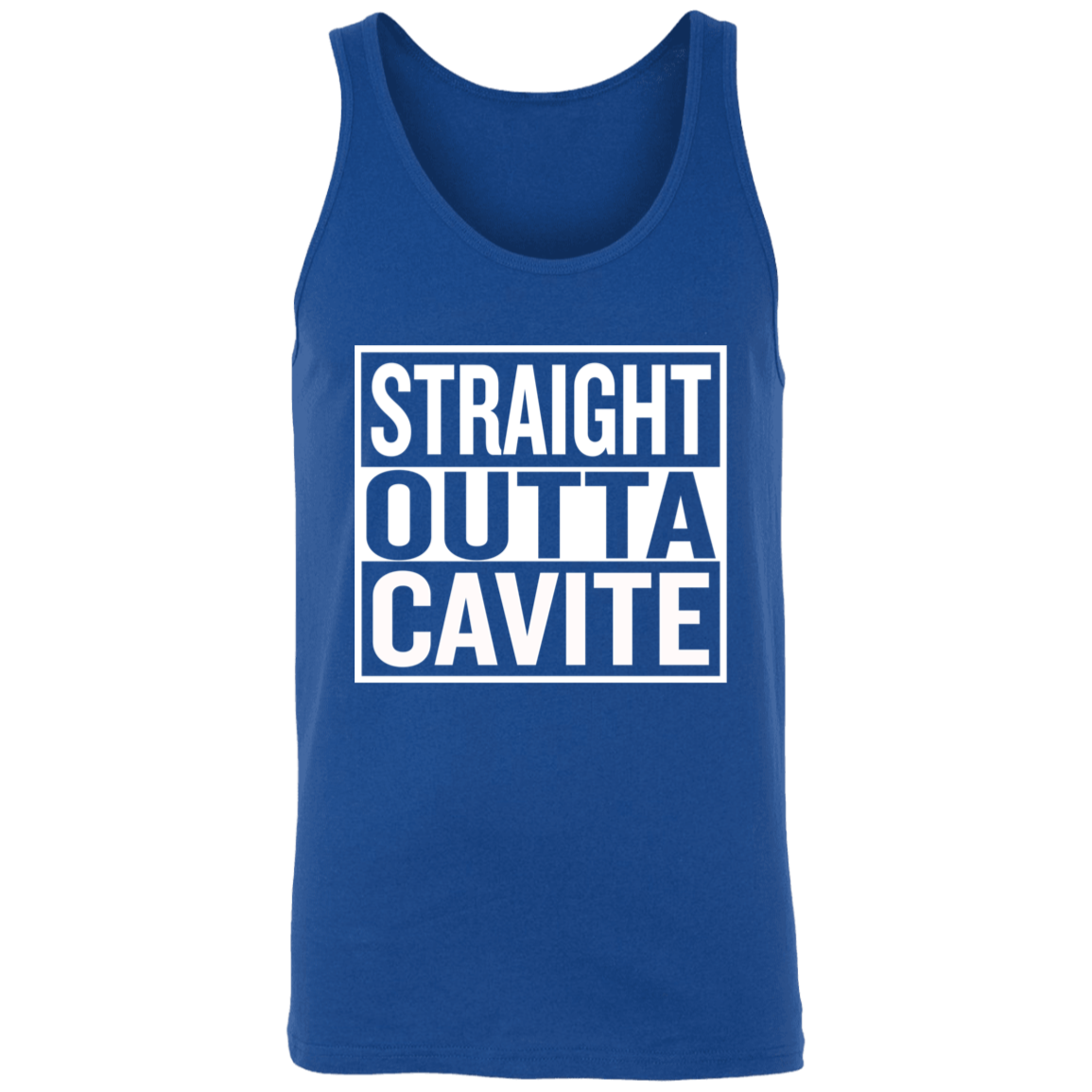 Straight Outta Cavite Unisex Cotton Tank Top