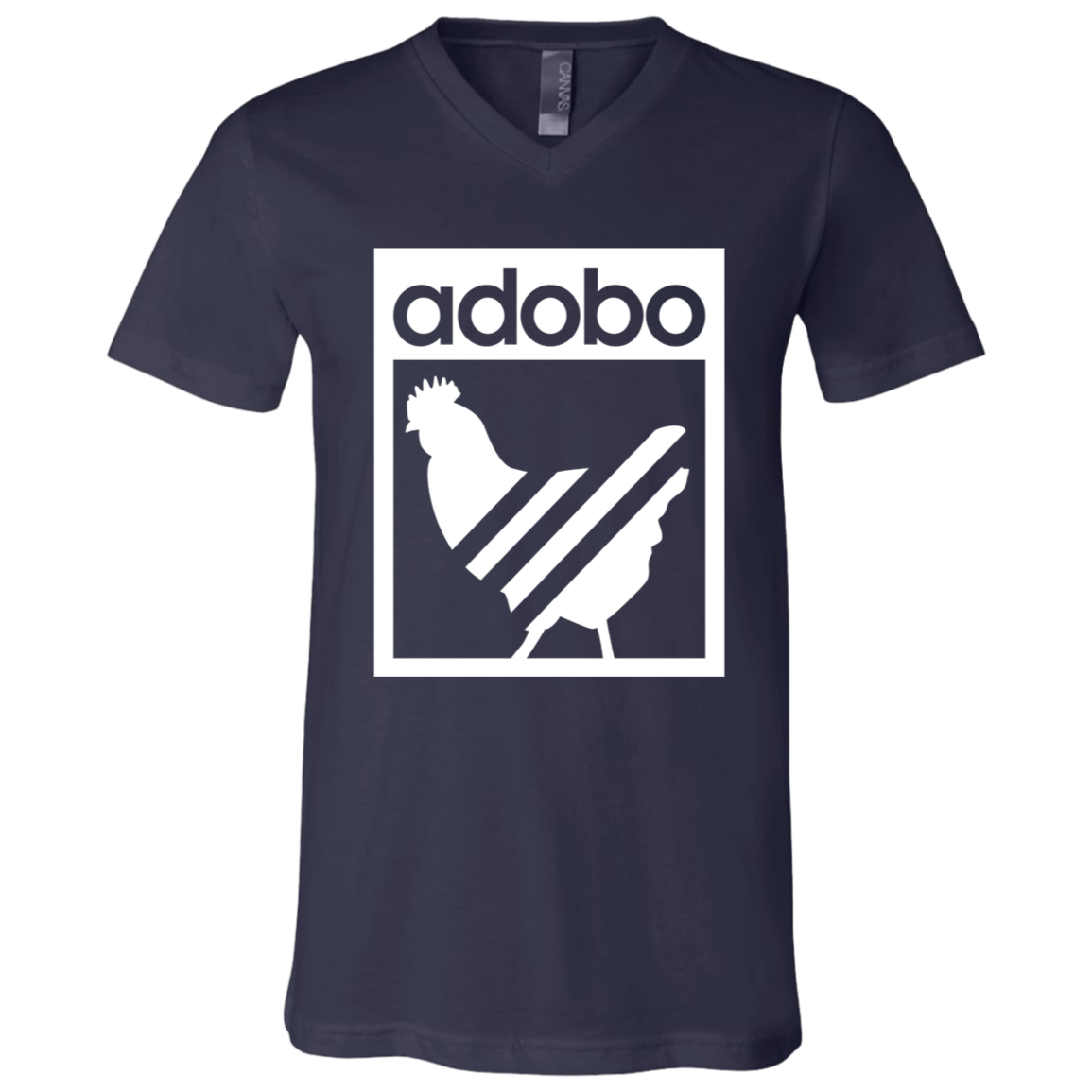 Chicken Adobo Unisex Jersey V-Neck T-Shirt