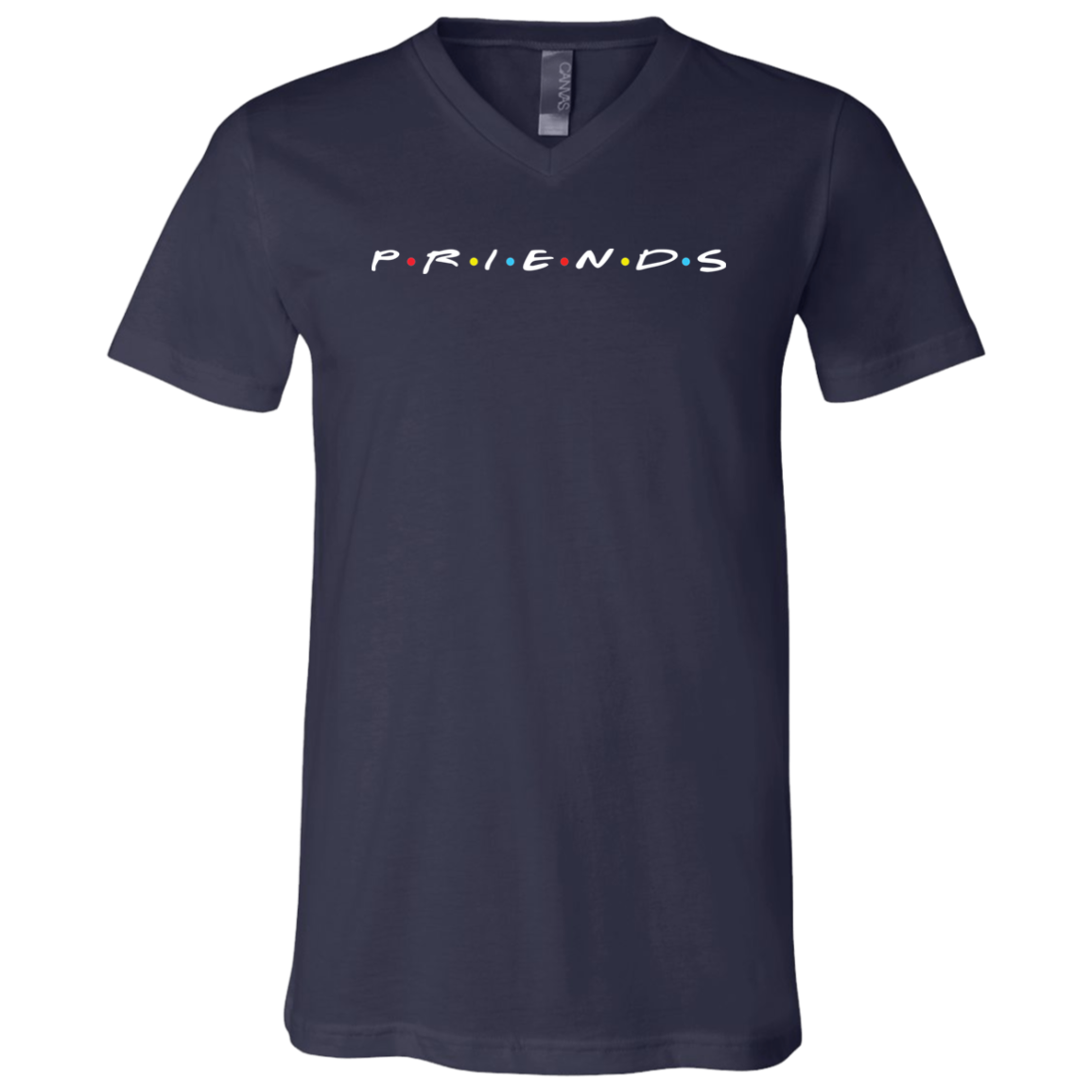 Priends Unisex Jersey V-Neck T-Shirt