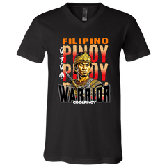 Filipino Warrior King Unisex Jersey V-Neck T-Shirt