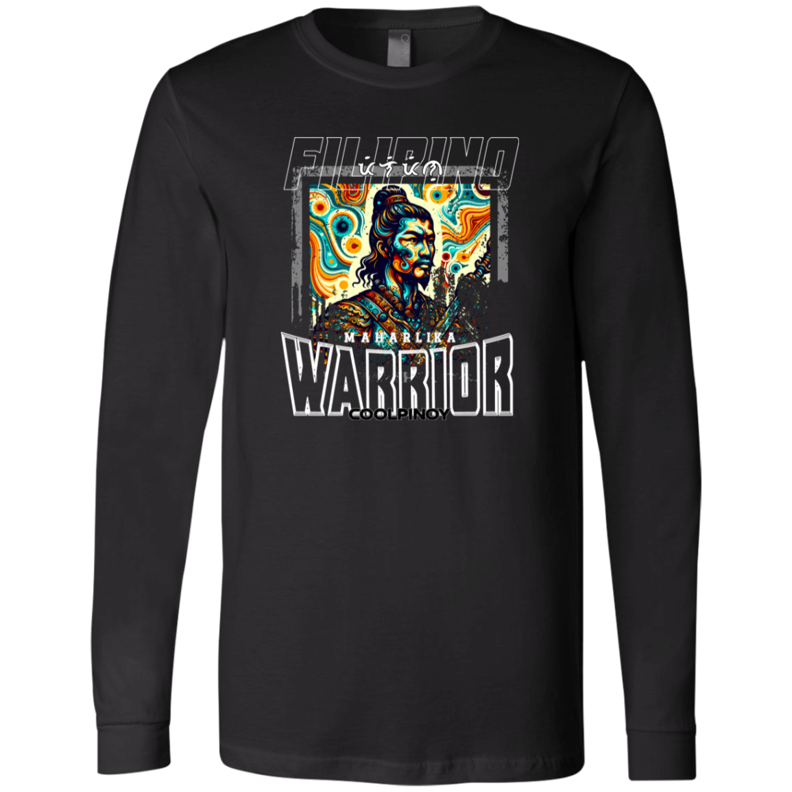 Filipino Warrior Distressed Unisex Jersey Long Sleeve T-Shirt