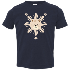 Kids  Yellow Sun Cat Toddler Jersey T-Shirt