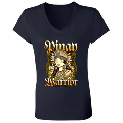 Pinay Warrior Ladies' Jersey V-Neck T-Shirt