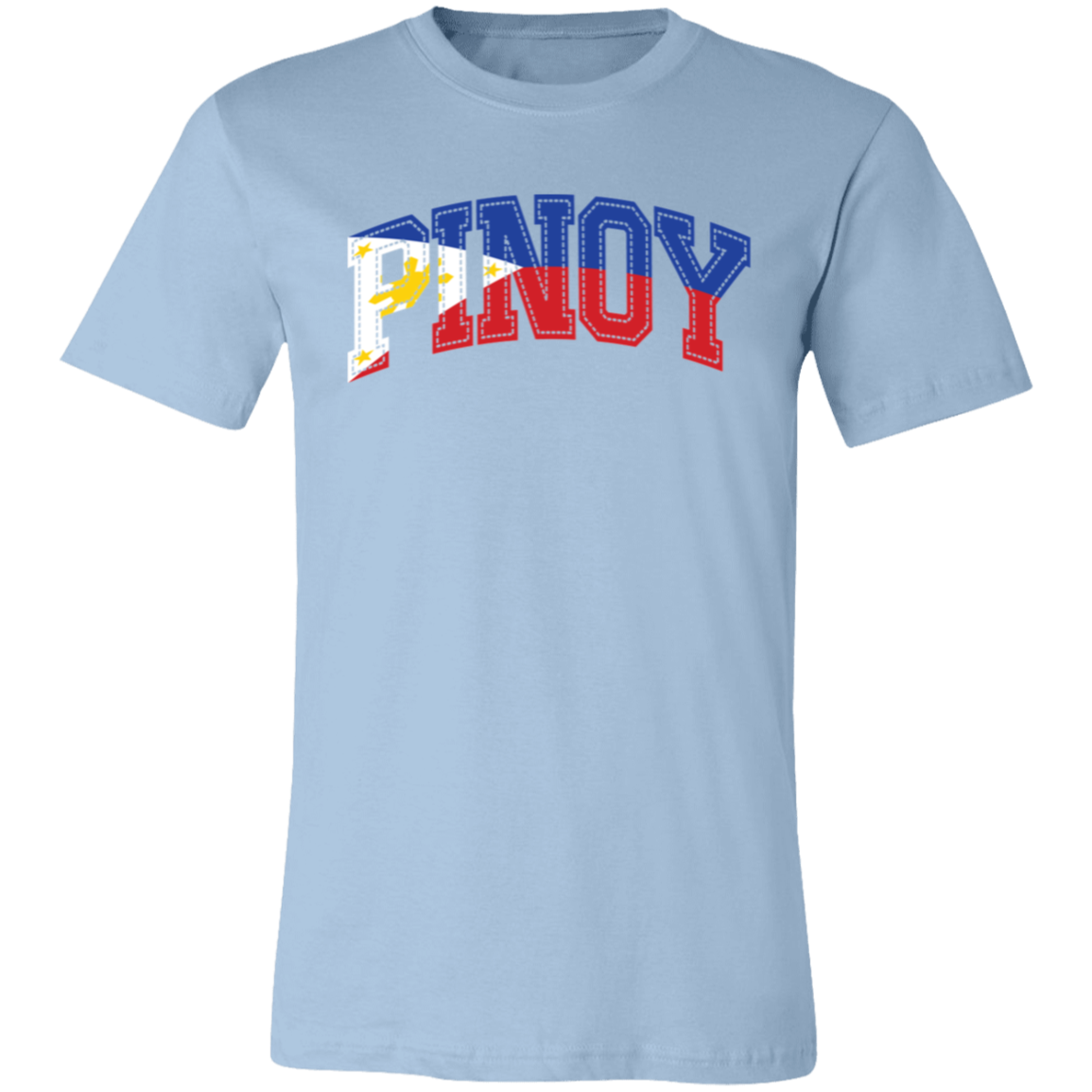 Pinoy with Flag Embedded Unisex Jersey T-Shirt