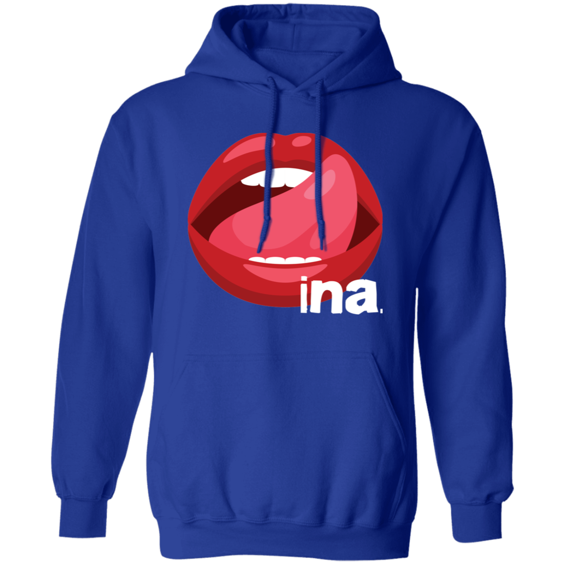 Tongue Ina Unisex Pullover Hoodie