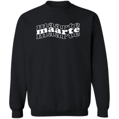 Maarte in Triple Unisex Crewneck Pullover Sweatshirt