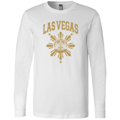 Las Vegas with Sun and Stars Unisex Jersey Long Sleeve T-Shirt