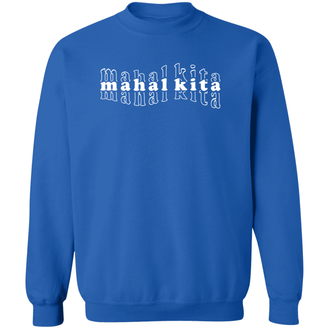 Mahal Kita Mesh Warp Unisex Crewneck Pullover Sweatshirt