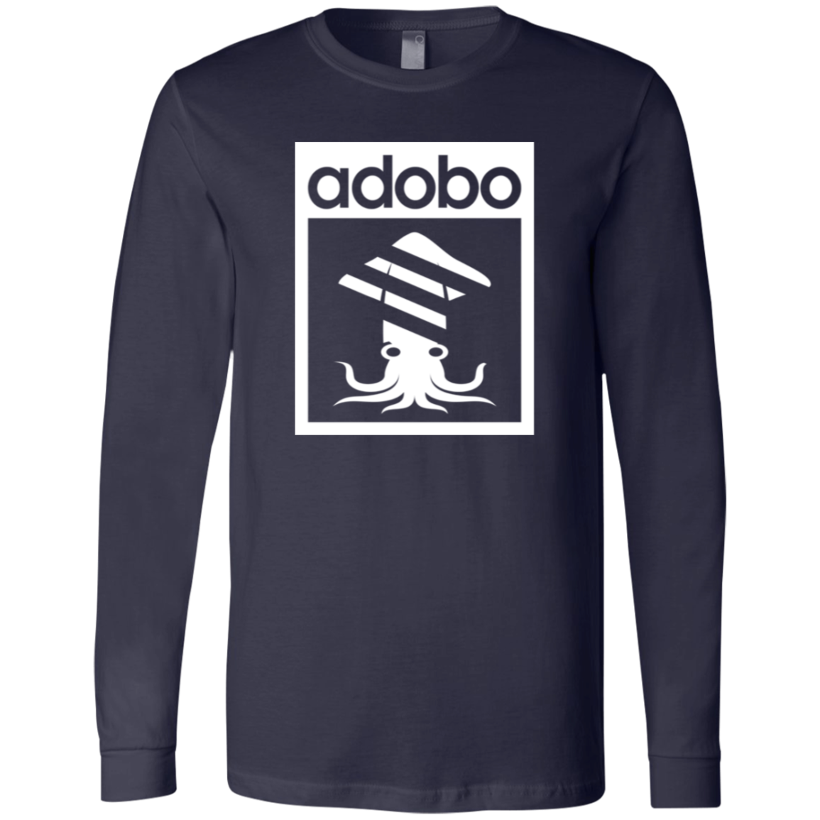 Squid Adobo Mens Jersey Long Sleeve T-Shirt