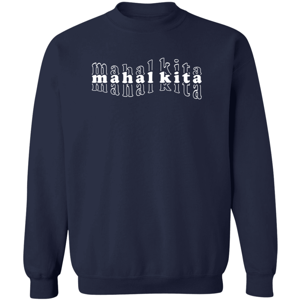 Mahal Kita Mesh Warp Unisex Crewneck Pullover Sweatshirt