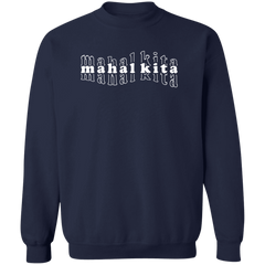 Mahal Kita Mesh Warp Unisex Crewneck Pullover Sweatshirt