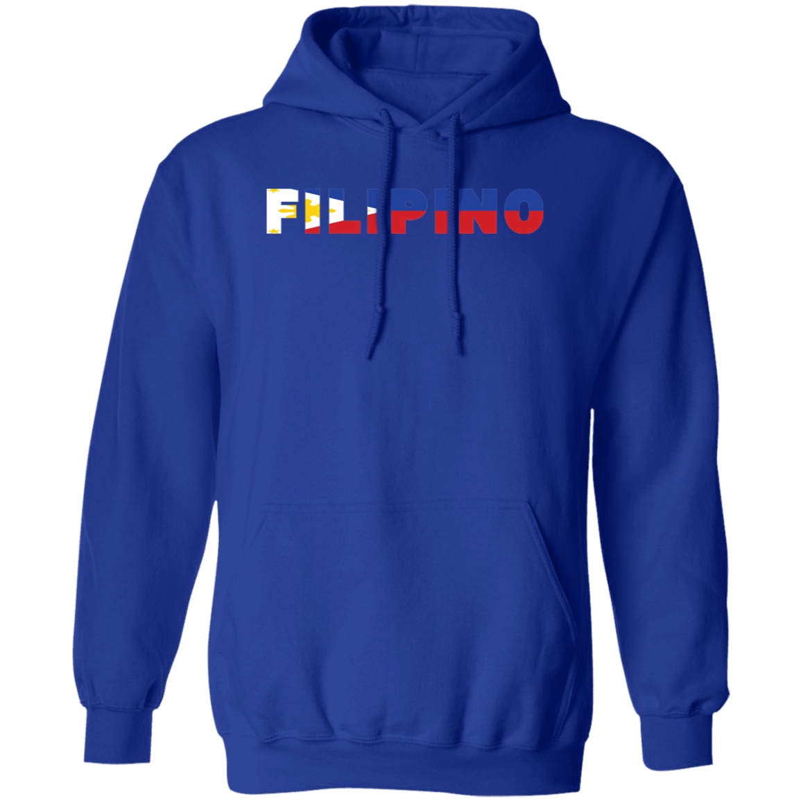 Filipino with Flag Embedded Unisex Pullover Hoodie