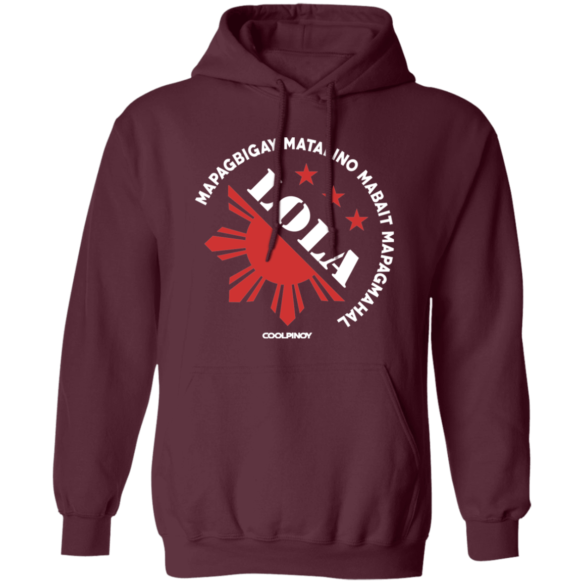 Matalino Mapagmahal Lola Unisex Pullover Hoodie