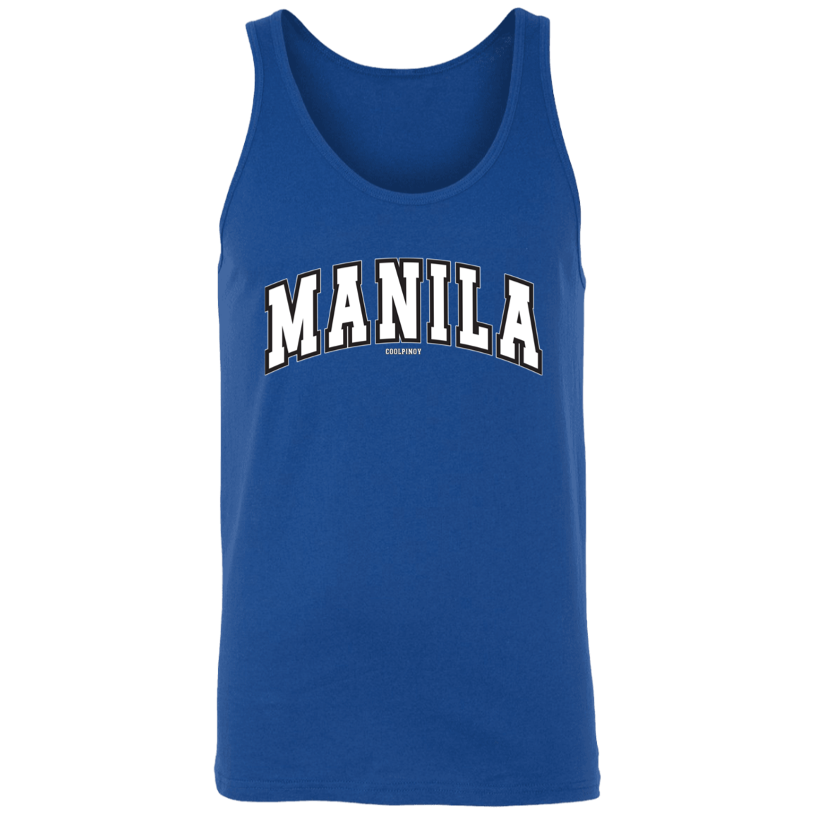 Manila Arch White CP Unisex Cotton Tank Top