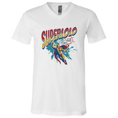 Super Lolo To The Rescue Unisex Jersey V-Neck T-Shirt