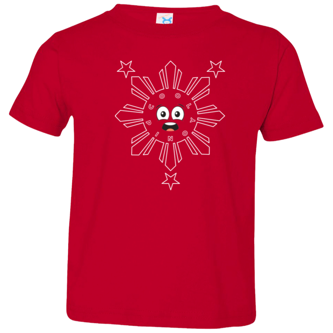 Kids CoolPinoy Sun and Stars Toddler Jersey T-Shirt