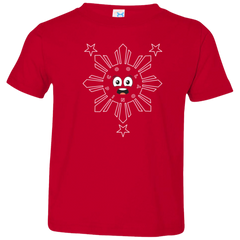 Kids CoolPinoy Sun and Stars Toddler Jersey T-Shirt