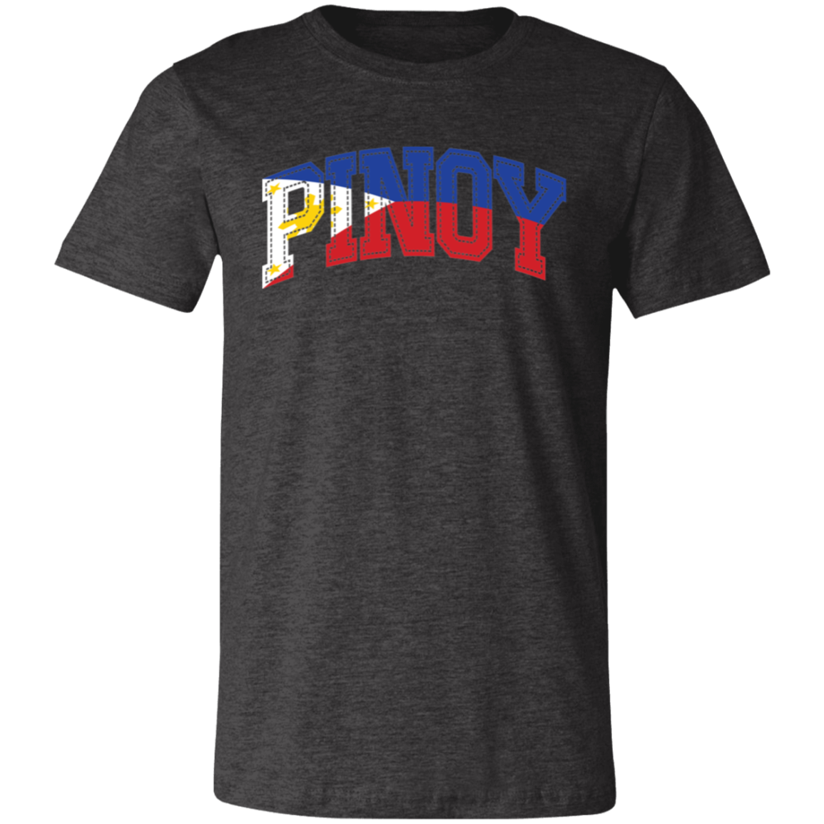 Pinoy with Flag Embedded Unisex Jersey T-Shirt