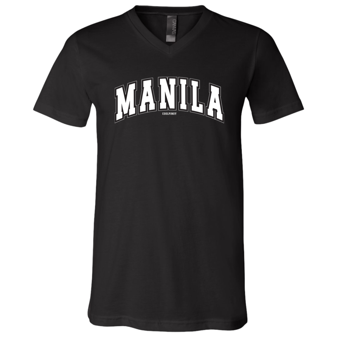 Manila Arch White CP Unisex Jersey V-Neck T-Shirt