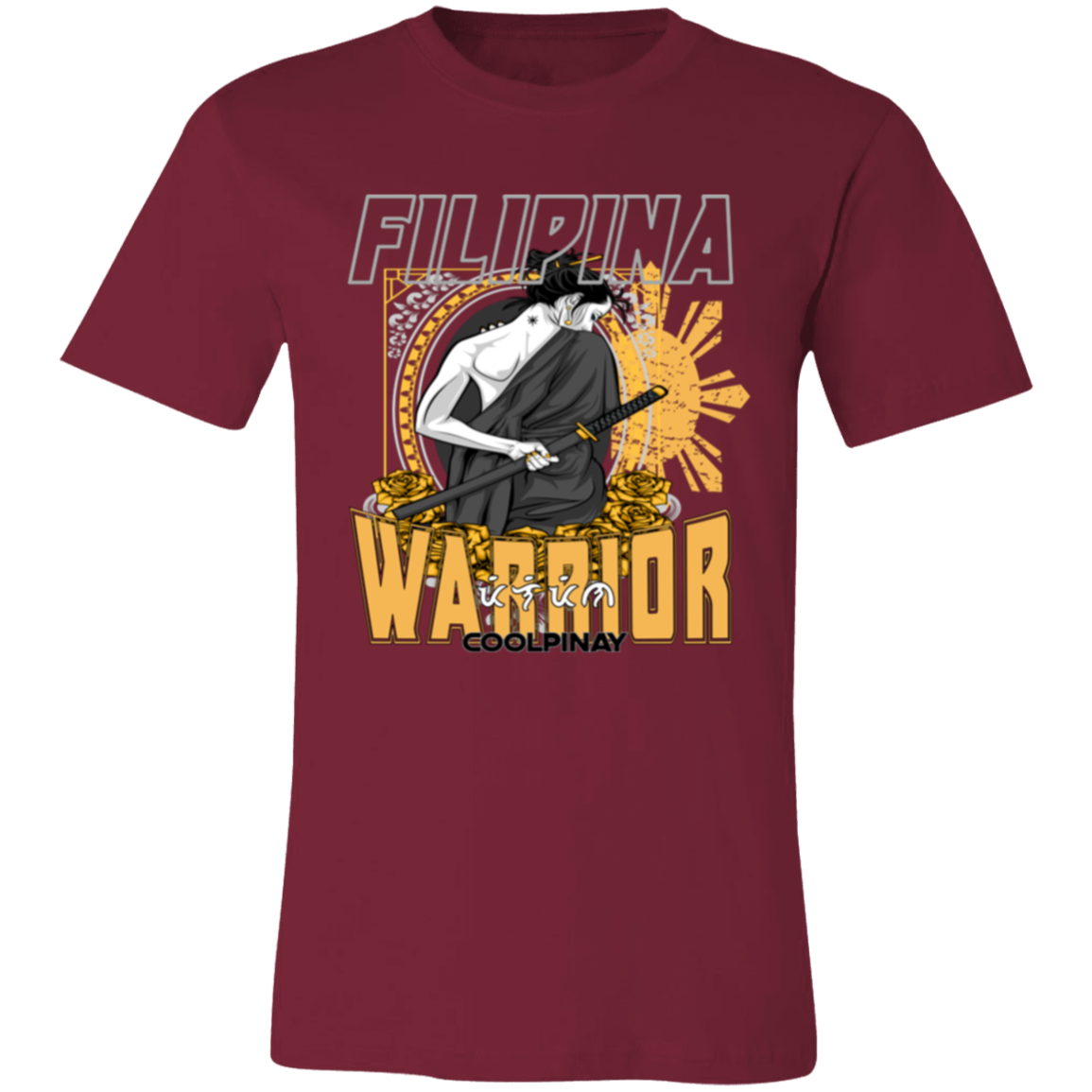 Filipina Warrior Samurai Unisex Jersey T-Shirt