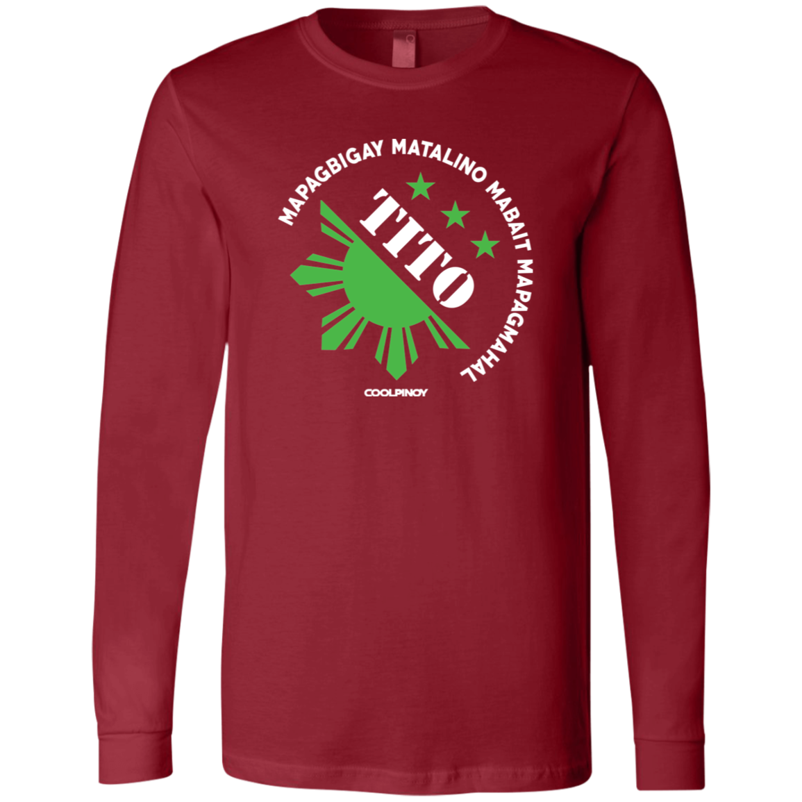 Matalino Mapagmahal Tito Mens Jersey Long Sleeve T-Shirt