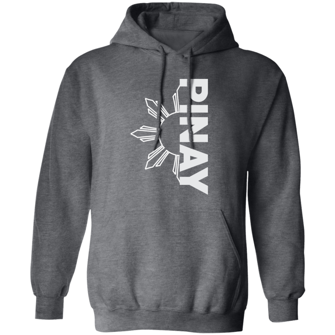 Pinay in Vertical Half Sun Unisex Pullover Hoodie