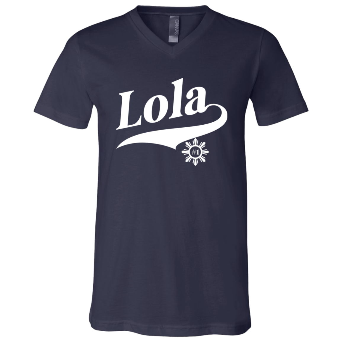 Number One Lola Unisex Jersey V-Neck T-Shirt