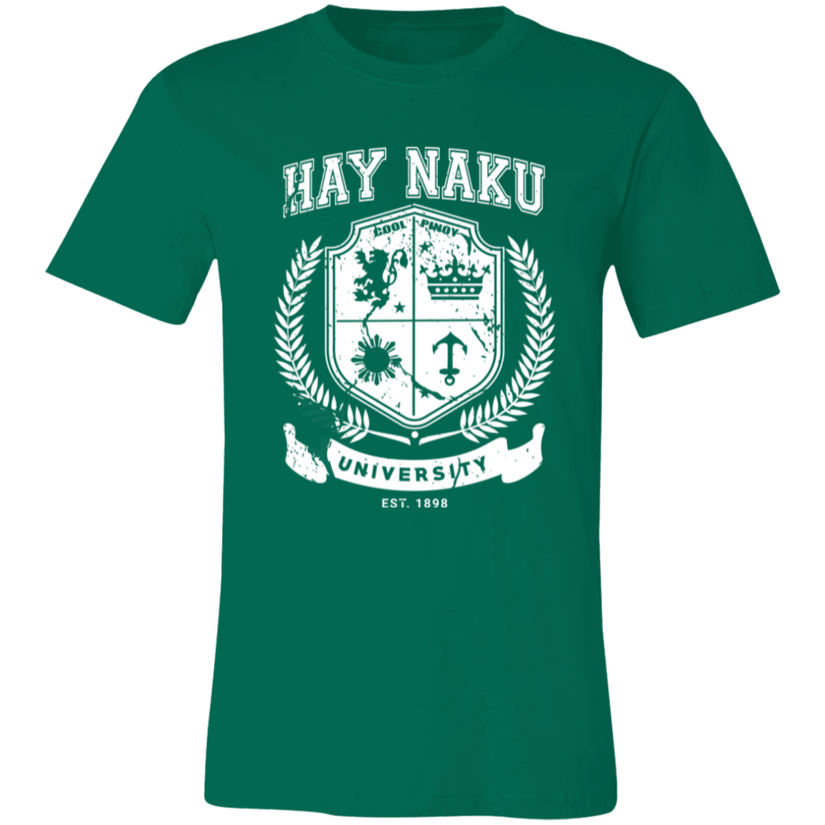 Hay Naku University Distressed CP Unisex Jersey T-Shirt