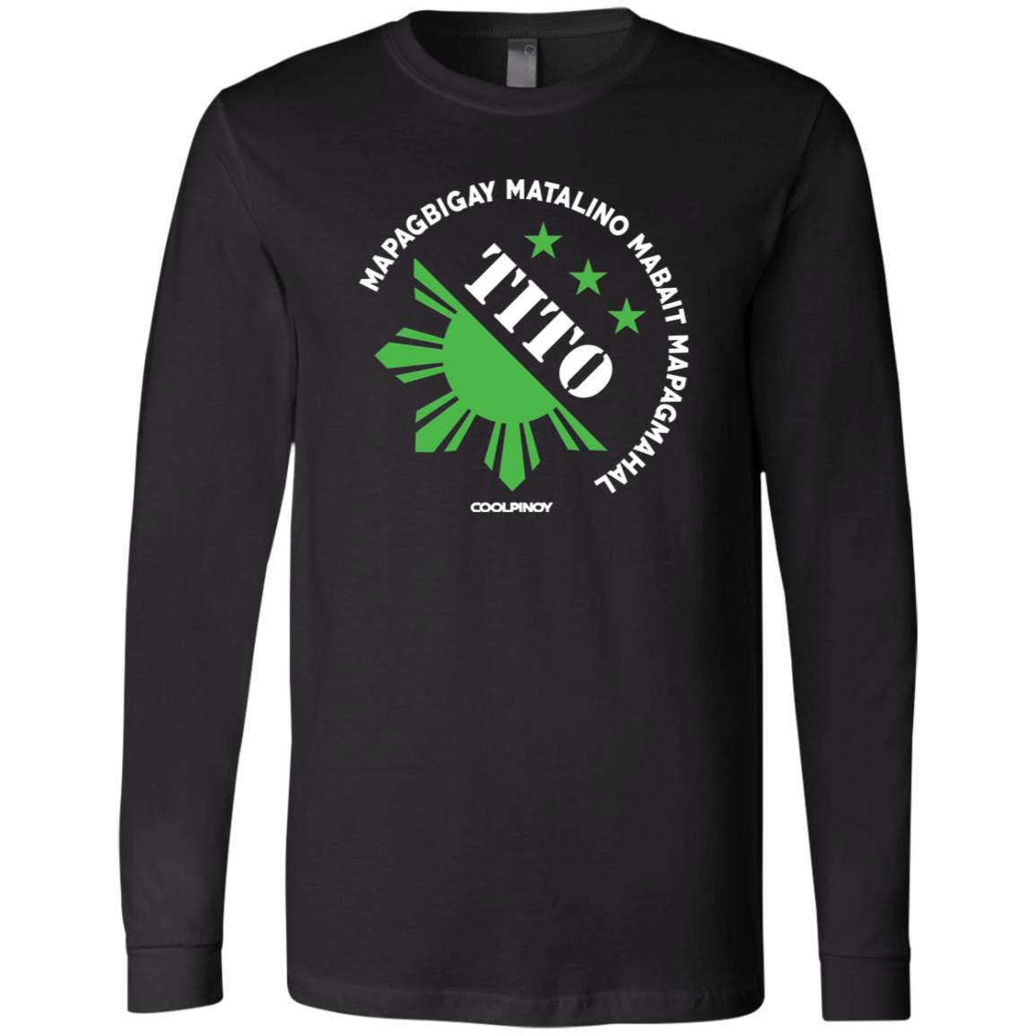 Matalino Mapagmahal Tito Mens Jersey Long Sleeve T-Shirt