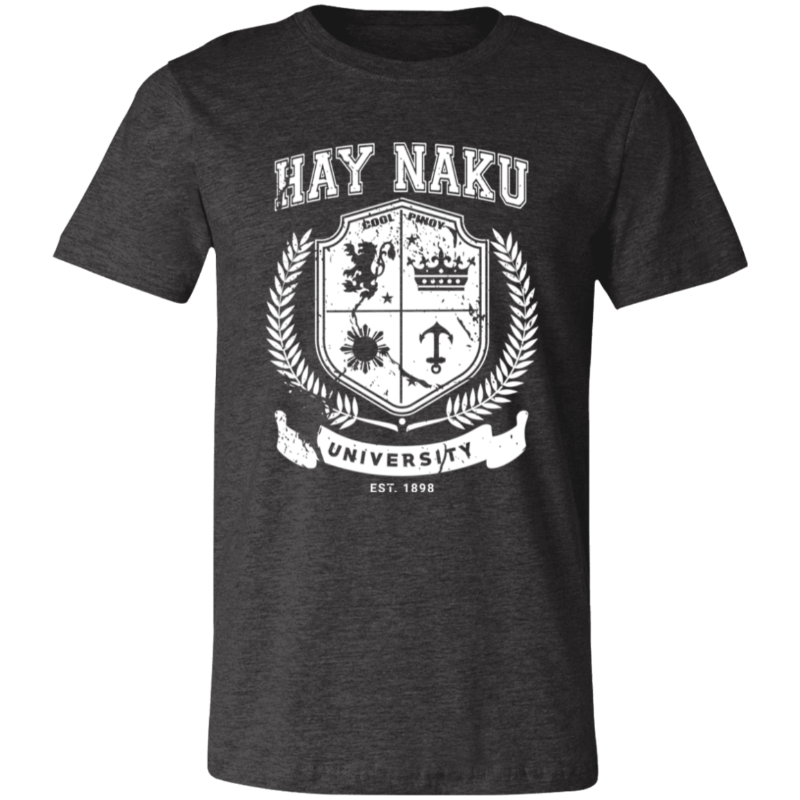 Hay Naku University Distressed CP Unisex Jersey T-Shirt