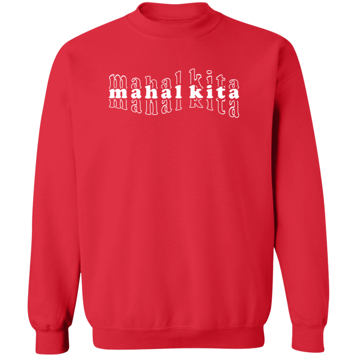 Mahal Kita Mesh Warp Unisex Crewneck Pullover Sweatshirt