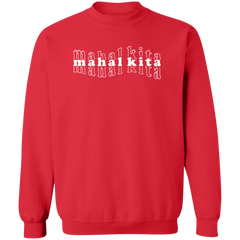 Mahal Kita Mesh Warp Unisex Crewneck Pullover Sweatshirt