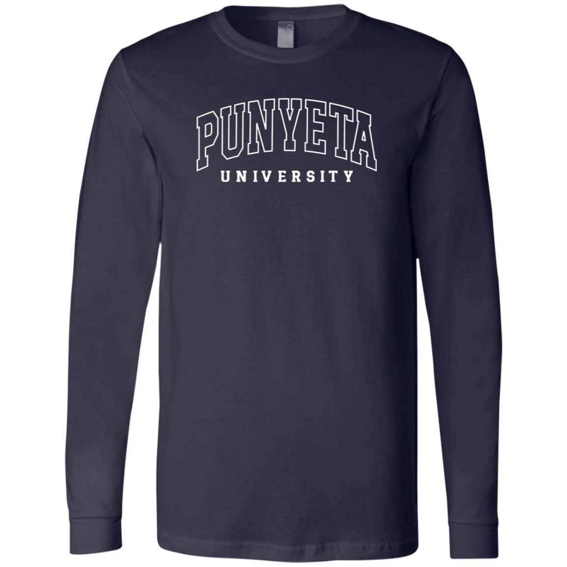 Punyeta University Unisex Jersey Long Sleeve T-Shirt