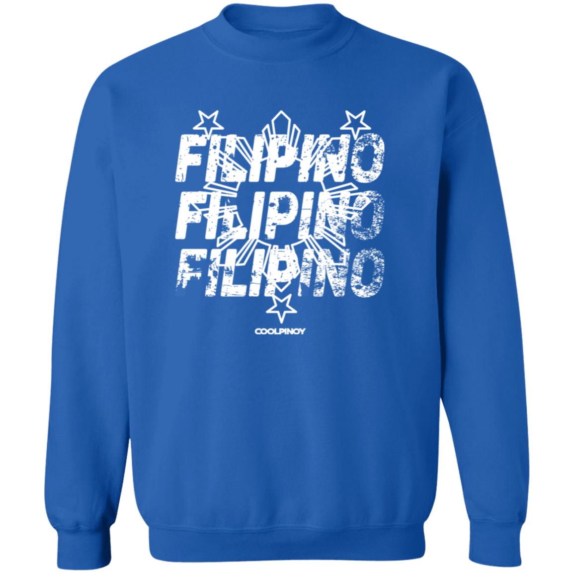 Filipino Filipino Filipino Unisex Crewneck Pullover Sweatshirt