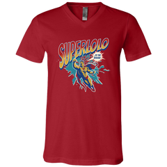 Super Lolo To The Rescue Unisex Jersey V-Neck T-Shirt