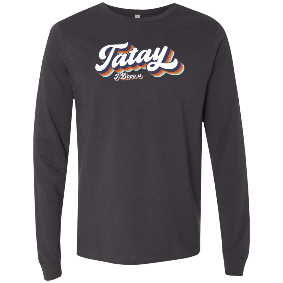 Tatay I Love U Mens Jersey Long Sleeve T-Shirt