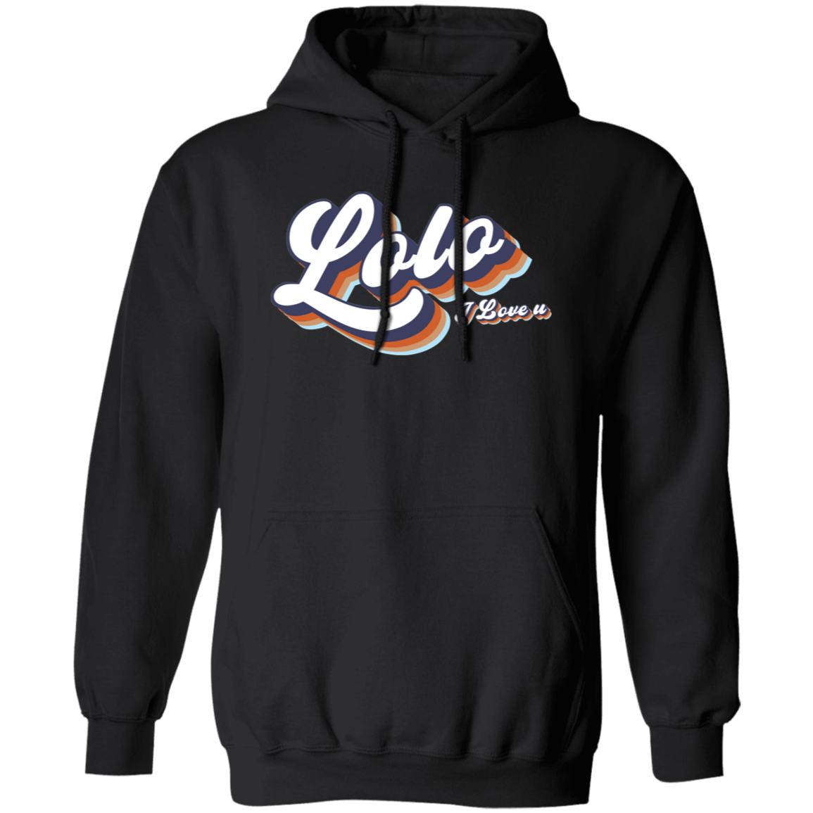 Lolo I Love U Unisex Pullover Hoodie