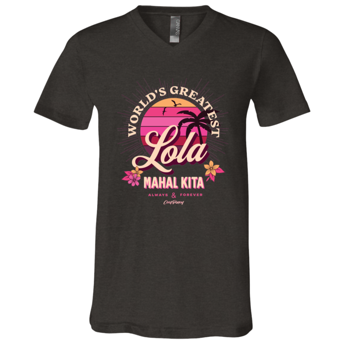 Worlds Greatest Lola Unisex Jersey V-Neck T-Shirt