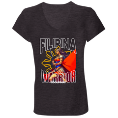 Filipina Warrior Ladies' Jersey V-Neck T-Shirt