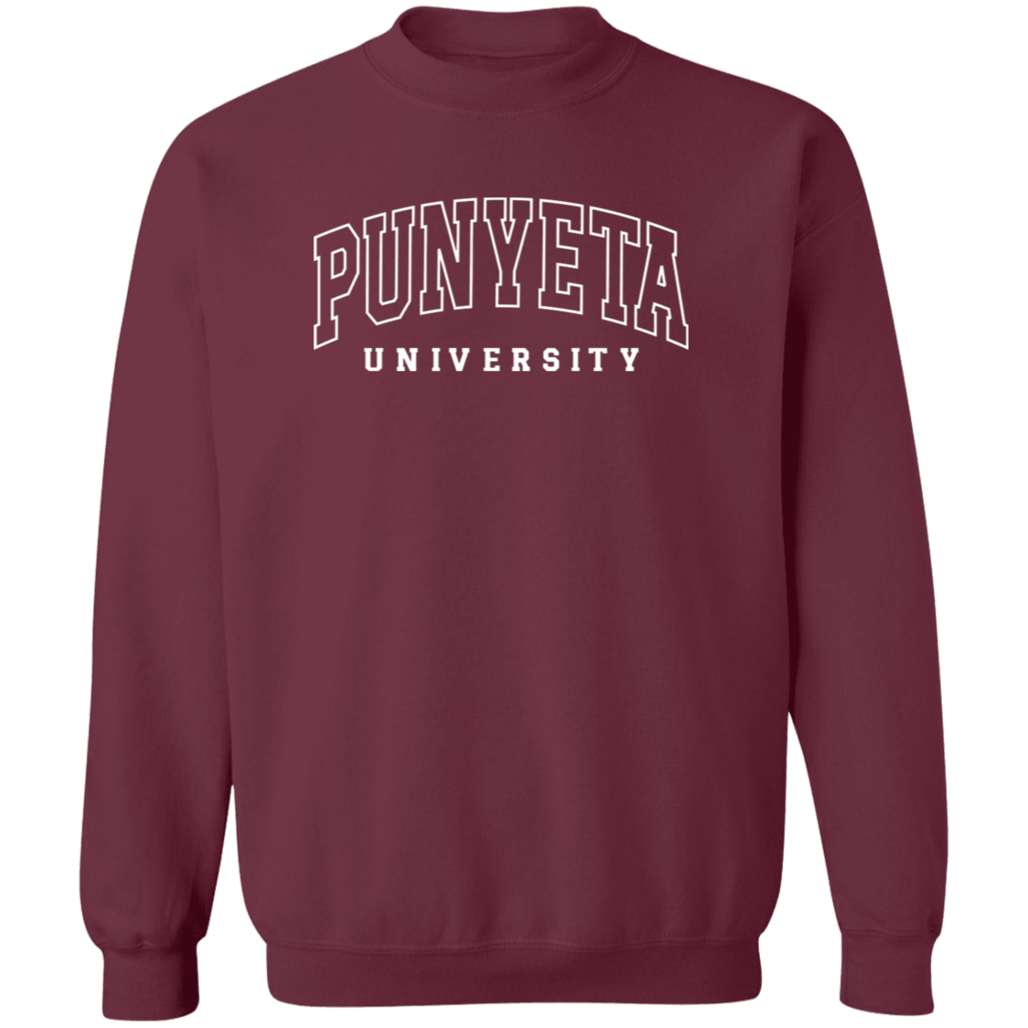 Punyeta University Unisex Crewneck Pullover Sweatshirt