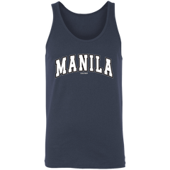 Manila Arch White CP Unisex Cotton Tank Top