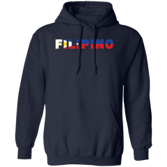 Filipino with Flag Embedded Unisex Pullover Hoodie