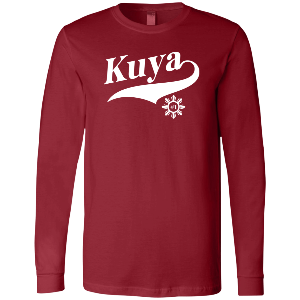 Number One Kuya Mens Jersey Long Sleeve T-Shirt