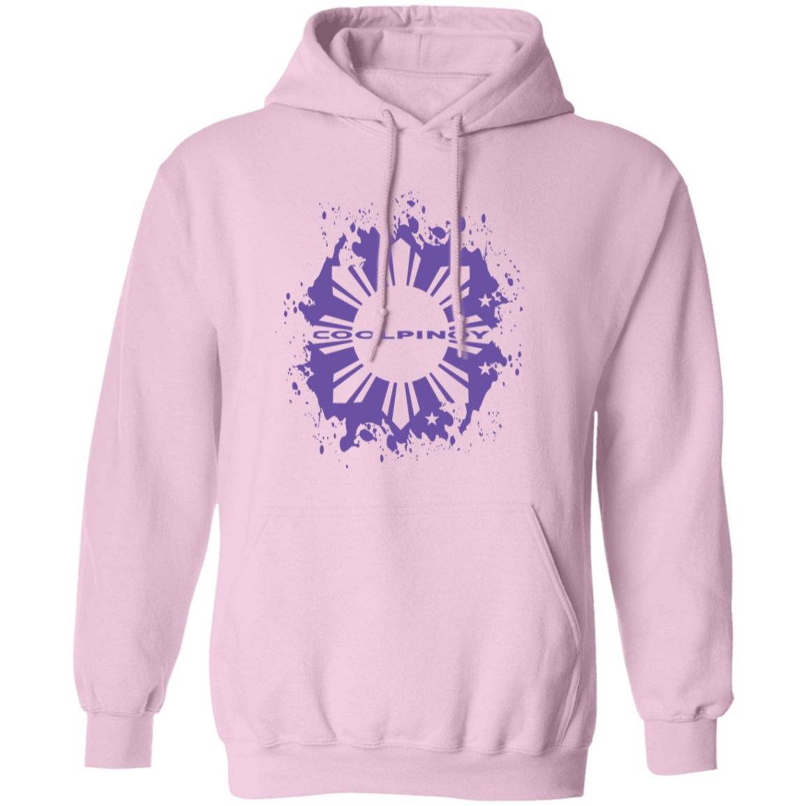 CoolPinoy Ube Splash Unisex Pullover Hoodie