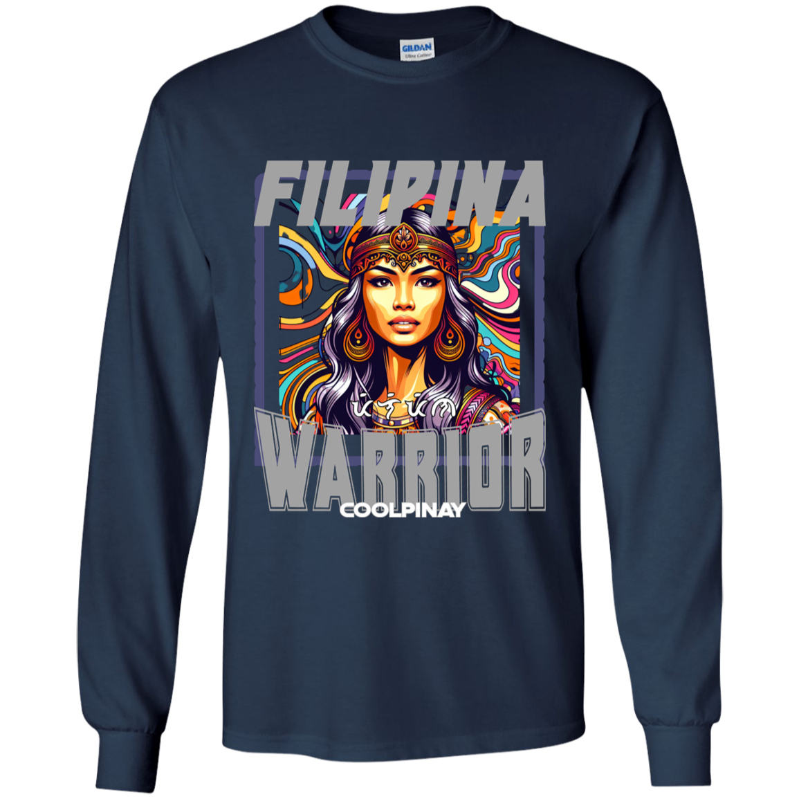 Filipina Warrior Beauty Youth Long Sleeve T-Shirt