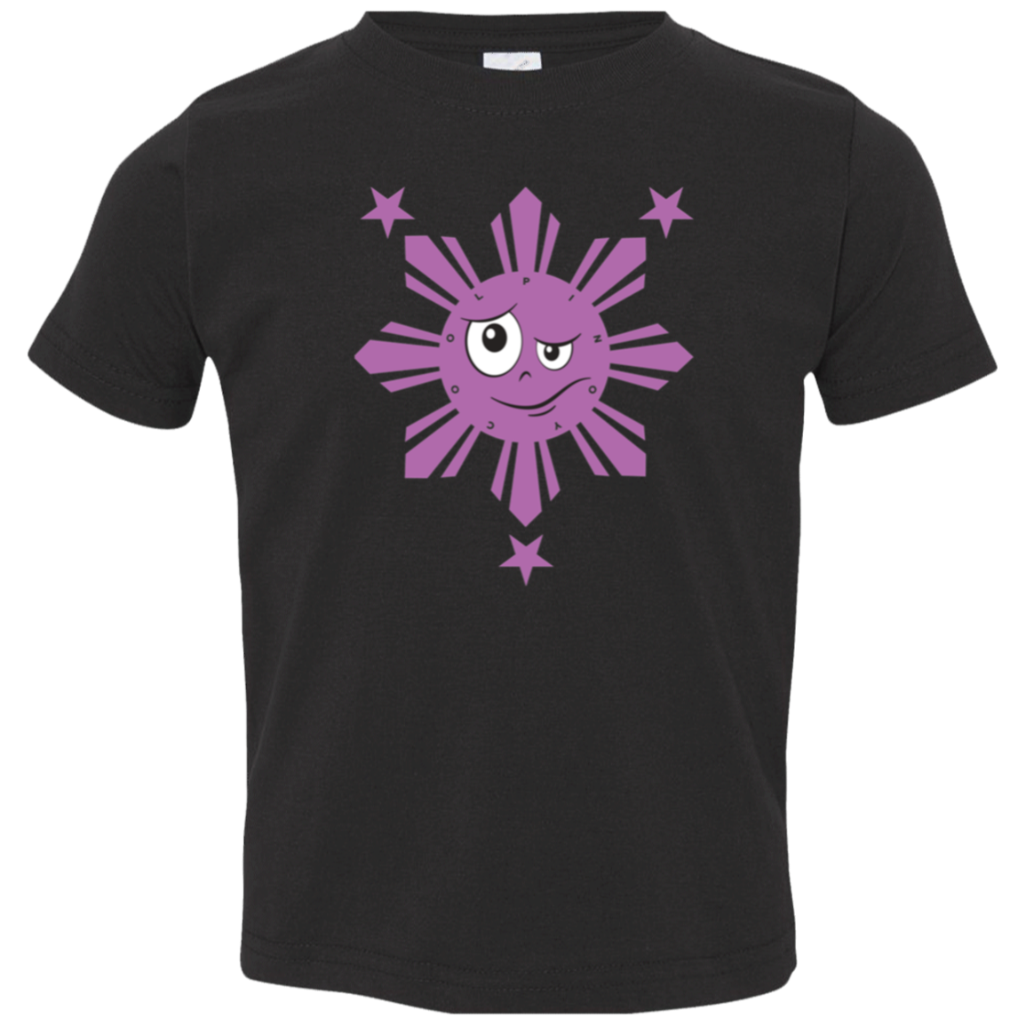 Kids Ube Sun and Stars Toddler Jersey T-Shirt