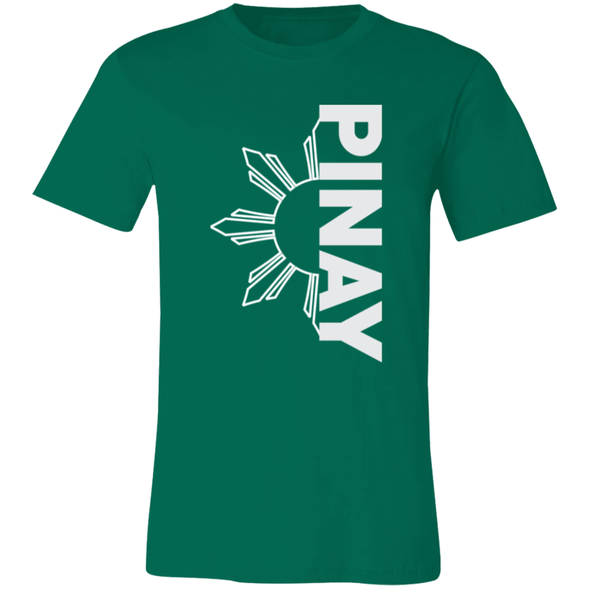 Pinay in Vertical Half Sun Unisex Jersey T-Shirt