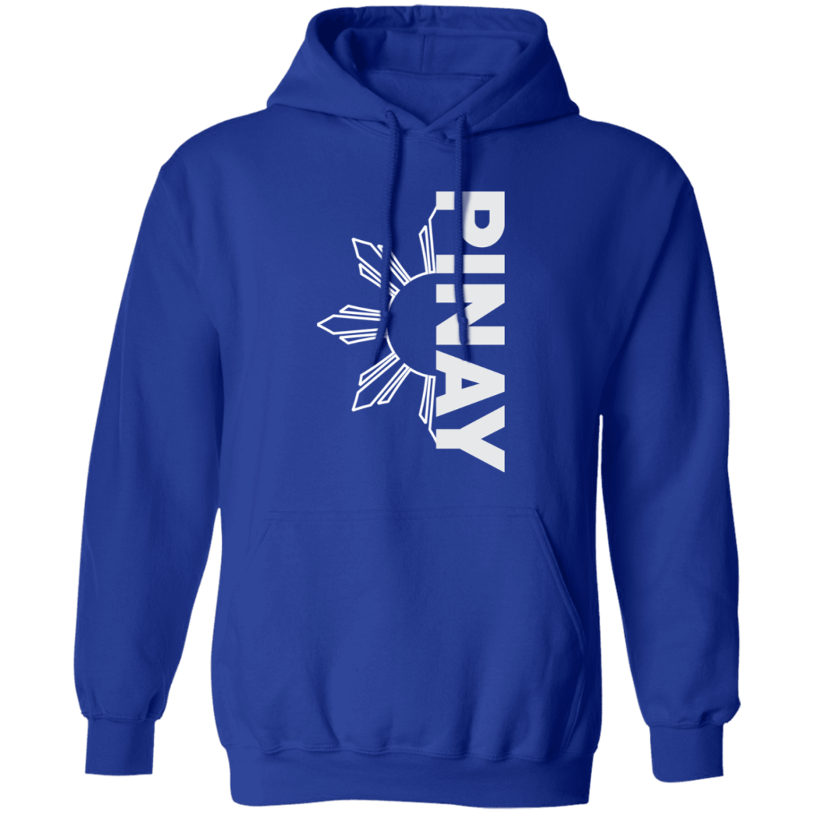 Pinay in Vertical Half Sun Unisex Pullover Hoodie